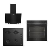 Beko New Black Star 3 Lü Ankastre Set ( Bfc 210 S - Bocd T 6011 Es - Bde 6050 S ) Siyah