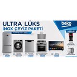 Beko Premium Inox Beyaz Eşya Çeyiz Paketi Üst Segment - beyaz eşyaseti