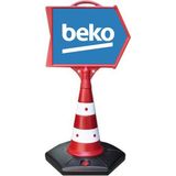 Beko Reklam Yönlendirme ve Tanıtım Ok Dubası - Kırmızı - Beyaz