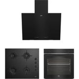 Beko Siyah Cam 3’lü Ankastre Set - Yüksek Performanslı Gazlı Ocak ve Fırın A Enerji Sınıfı