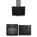 Beko Siyah Cam Ankastre Set (Bfc 431 S Buhar Destekli Fırın + Bocdt 6510 Es Ocak + Bde 6062 S Davlumbaz)