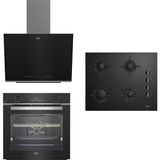 Beko Siyah Cam Ankastre Set Fitfry Özellikli(Az Yağla Pişirme Özelliği)