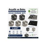 Beko Standart Arçelik ocak düğmesi 4 adet