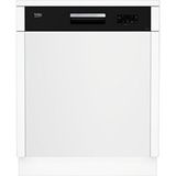 Beko Yarı Ankastre Bulaşık Makinesi 6 Program E Enerji Sınıfı 14 Kişilik Kapasite - Siyah