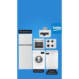 Beko Zirve Çeyiz Paketi | 475 Litre No-Frost Buzdolabı + 9 kg 1200 Devir Çamaşır Makinesi + 3 Programlı 13 Kişilik Bulaşık Makinesi + Beyaz Nano Kaplama Ankastre Set - zrvsrt02021