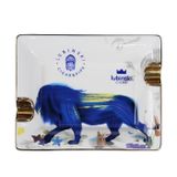 Bektobacco Lubinski Blue Lion Seramik Puro Küllüğü Beyaz/Gold 2li Modern