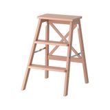 Bekvam Portatif Merdiven , Kayın, 63 Cm Katlanır Portatif