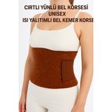 Bel Korsesi – Unisex Isı Yalıtımlı Bel Kemer Korse,sıcak Tutan Bel Korse - Kahverengi