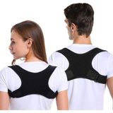 Bel Sırt Destekli Dik Duruş Korsesi, Unisex, Siyah