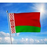 Belarus - Beyaz Rusya Bayrağı Premium Raşel Kumaş 100X150 cm