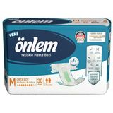 Belbantlı Yetişkin Hasta Bezi - M - 120 Adet, 4 Paket