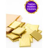 Belchocolate Altın Sargılı Sütlü Madlen 100 Adet Ikramlık Çikolata - 730 gr