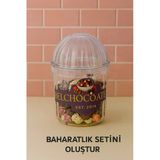 Belchocolate Kristal Plastik Pinterest Baharatlık İçinde Narlı Creamy Leblebi Draje Ve Beyaz Kaşığı - 150 Gr.
