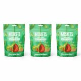 Belçika Çikolatalı Matcha Kaplı Kurutulmuş Çilek 80gr x 3 adet