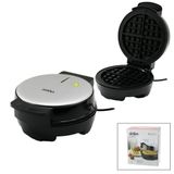 BELÇİKA WAFFLE MAKİNESİ ELEKTRİKLİ 4 WAFFLE - YAPIŞMAZ DÖKÜM PLAKA PASLANMAZ ÇELİK ÜST KAPLAMA SSM-2591 (5264)