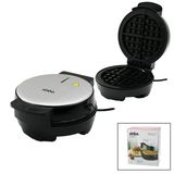 Belçika Waffle Makinesi Elektrikli 4 Waffle - Yapışmaz Döküm Plaka Paslanmaz Çelik Üst Kaplama Ssm-2591 (5433)