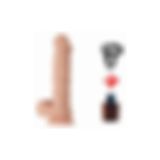 Belden Bağlamalı 26 cm Gerçekçi Kalın Dildo Penis - Bergrisi