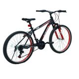 Belderia Steel 24 Jant Siyah-Kırmızı Bisiklet