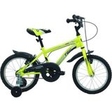 Belderia Tec Çocuk Bisikleti 16" Jant Vitessiz V-Fren Neon Sarı Erkek Çocuk İçin