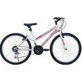 Belderia Tec Eros 26" Jant 21 Vites V-Fren Beyaz Pembe Dağ Bisikleti