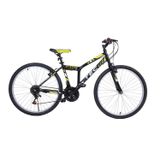 Belderia Tec Strong 24" Jant 21 Vites V-Fren Siyah - Sarı Dağ Bisikleti