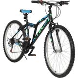Belderia Tec Strong 26" Jant 21 Vites V-Fren Siyah-Mavi Dağ Bisikleti - Siyah - Mavi