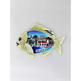 Belek Polyester Kabartmalı Magnet 8,5 X 6 Cm Dekoratif Hediyelik Buzdolabı Süsü (Kod:1472)