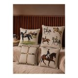 BELENAY Equine 4'lü Dekoratif Kırlent Kılıfı Seti 45 x 45 cm