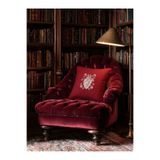 BELENAY Red Romance Kalp Nakışlı Kırlent Kılıfı 45x45 cm Dekoratif Kırlent Kılıfı