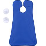 Beleşe Kişisel Bakım Paketi Sakal Saç Örtüsü, Önlük, Berber Önlüğü, Çok Amaçlı Yıkanabilir Temizlenir Tela Kumaş Unisex (Mavi)
