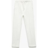 Beli Lastikli Cepli Havuç Kesim Basic Pantolon - Ekru - Regular - 6 - 7 Yaş
