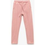 Beli Lastikli Cepli Havuç Kesim Basic Pantolon - Pembe - Regular - 9 - 10 Yaş