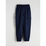 Beli Lastikli Erkek Çocuk Kargo Jogger Pantolon (W5) - Dark - -- - 12 - 13 Yaş
