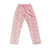 Beli Lastikli Mevsimlik Viskon Penye Pantolon Pembe - XL