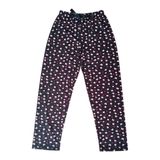 Beli Lastikli Mevsimlik Viskon Penye Pantolon Siyah - XL