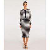 Beli Lastikli Midi Boy Etek - Lacivert - XS
