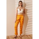 Beli Lastikli Saten Pantolon