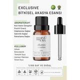 Believe Your Aura Bitkisel Akasya Esansı - %100 Saf ve Bitkisel Buhurdanlık Difizör Exclusive Ortam Kokusu - 10 ml - Tek Ebat