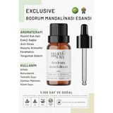 Believe Your Aura Bitkisel Bodrum Mnadalinası Esansı - %100 Saf ve Bitkisel Buhurdanlık Difizör Ortam Kokusu - 10 ml - Tek Ebat