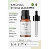 Believe Your Aura Bitkisel Çilek Esansı - %100 Saf ve Bitkisel Buhurdanlık Difizör Exclusive Ortam Kokusu - 10 ml - Tek Ebat