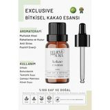 Believe Your Aura Bitkisel Kakao Esansı - %100 Saf ve Bitkisel Buhurdanlık Difizör Exclusive Ortam Kokusu - 10 ml - Tek Ebat