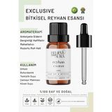 Believe Your Aura Bitkisel Reyhan Esansı - %100 Saf ve Bitkisel Buhurdanlık Difizör Exclusive Ortam Kokusu - 10 ml - Tek Ebat
