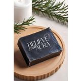 Believe Your Aura Çam Katranı Sabunu - El Yapımı %100 Doğal Çam Katranı Sabunu - 120 gr