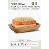 Believe Your Aura Eşek Sütlü Gül Yağı Sabunu - Doğal Kabak Lifli Ton Eşitleyici Leke Karşıtı Gül Sabunu - 130 gr