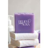 Believe Your Aura Lavanta Sabunu - El Yapımı %100 Doğal Lavanta Yağı Sabunu - 120 gr
