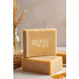 Believe Your Aura Ölçez Çiçek (ALTIN OTU) Sabunu - El Yapımı %100 Doğal Ölmez Çiçek Yağı Sabunu - 120 gr