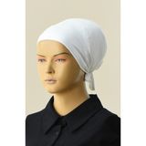 Belifanti Collection 2 Adet Düz Penye Tesettür Bone - Beyaz - Standart