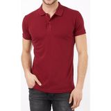 Belifanti Collection Erkek Polo Yaka Tişört T-Shirt Bordo - XL