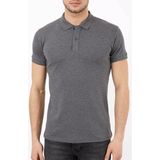 Belifanti Collection Erkek Polo Yaka Tişört T-Shirt Füme - XL
