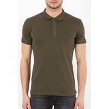 Belifanti Collection Erkek Polo Yaka Tişört T-Shirt Haki - M